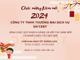 Thông báo nghỉ Tết dương lịch 2024