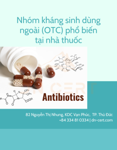 Nhóm kháng sinh dùng ngoài phổ biến tại nhà thuốc